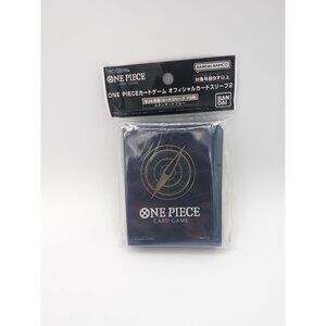Standard Clear Gold 70 Sleeves Japanese One Piece Card Game Official Sealed